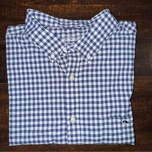 Vineyard Vines Featherweight Gingham Performance Shirt XXL